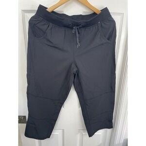NEW ACX Active Womens Lightweight Capri Sports Pants Drawstring Sz S